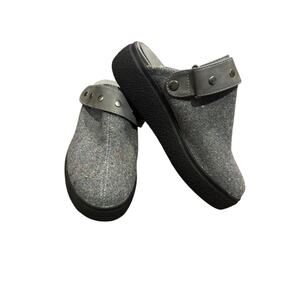 ROCKET DOG Adore Hysham Wool Slingback Platform SlipOn Clogs Mules Womens Sz 6.5